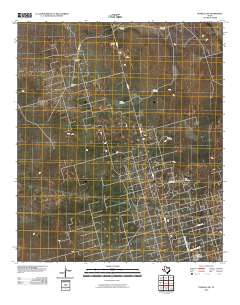 Penwell SW 2010 topographic map thumbnail