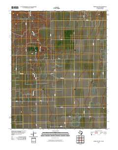 Perryton NW 2010 topographic map thumbnail