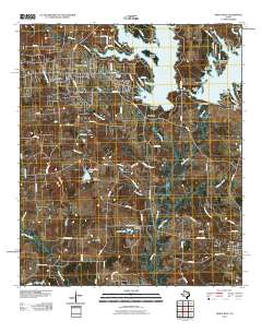 Troup West 2010 topographic map thumbnail