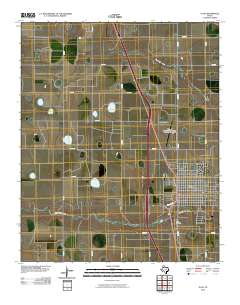 Tulia 2010 topographic map preview