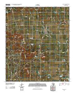 Tuscola 2010 topographic map thumbnail
