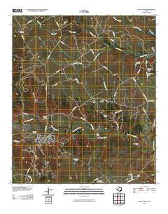 Valley Mills 2010 topographic map thumbnail