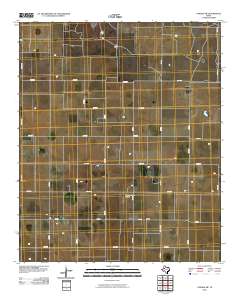 Tahoka SW 2010 topographic map thumbnail