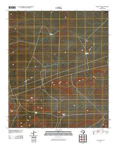 Tepee Butte 2010 topographic map thumbnail