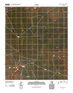 Tepee Butte SW 2010 topographic map thumbnail