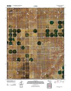 Texhoma SW 2011 topographic map thumbnail