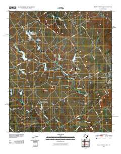Walnut Springs West 2010 topographic map thumbnail