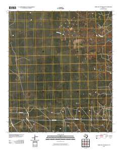 Three Bluff Draw NE 2010 topographic map thumbnail