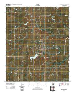 Throckmorton 2010 topographic map thumbnail