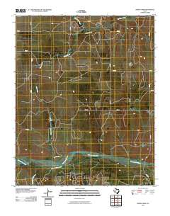 Spring Creek 2010 topographic map thumbnail