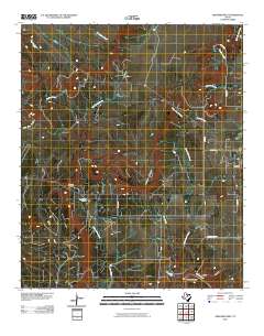 Graford West 2010 topographic map thumbnail