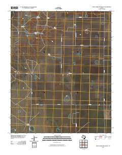 Happy Hereford Ranch 2010 topographic map thumbnail