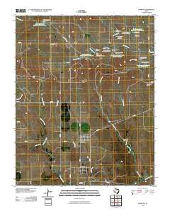 Mobeetie 2010 topographic map thumbnail