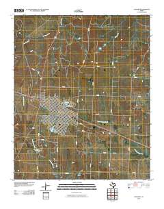 Childress 2010 topographic map thumbnail