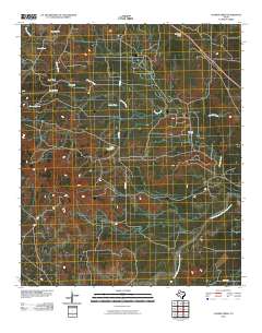 Cooper Creek 2010 topographic map thumbnail