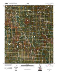 Flat Top Mountain 2010 topographic map thumbnail