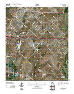 Forney South 2010 topographic map thumbnail
