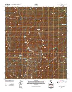 Chico Draw West 2010 topographic map thumbnail