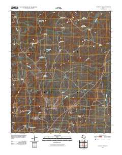 Halfway Creek 2010 topographic map thumbnail