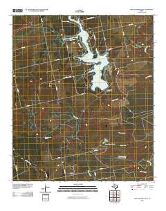 Lake Colorado City 2010 topographic map thumbnail