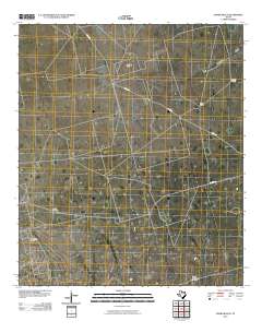 Hanks Ranch 2010 topographic map thumbnail