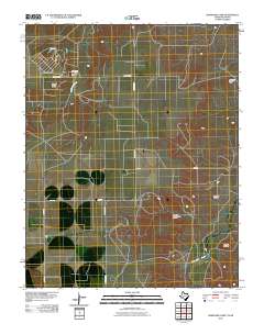 Hansford Camp 2010 topographic map thumbnail