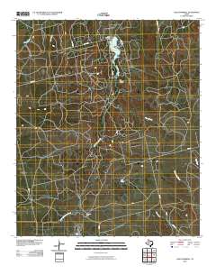 Lake Trammell 2010 topographic map thumbnail