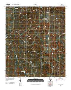 Ivan South 2010 topographic map thumbnail