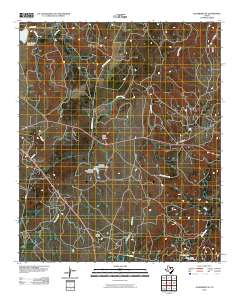 Jacksboro NE 2010 topographic map thumbnail