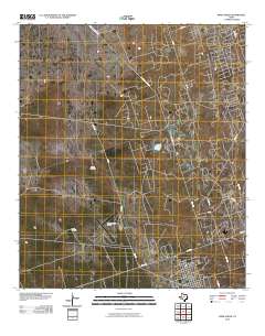 Wink North 2010 topographic map thumbnail