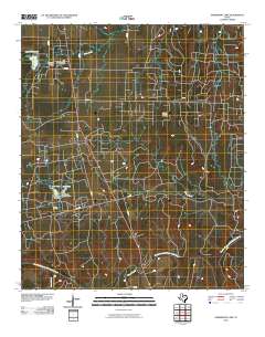 Aspermont Lake 2010 topographic map thumbnail