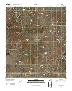 Bobcat Bluff 2010 topographic map thumbnail