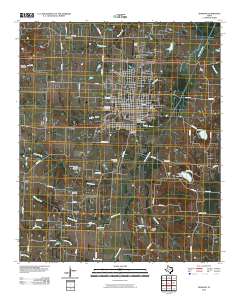 Bonham 2010 topographic map thumbnail