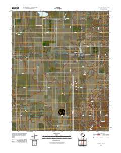 Booker 2010 topographic map thumbnail