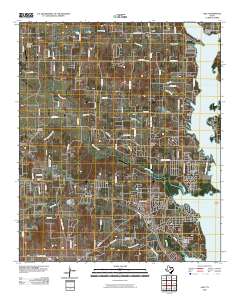 Azle 2010 topographic map thumbnail
