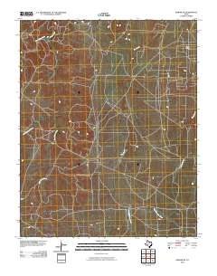 Borger SE 2010 topographic map thumbnail