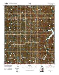 Bernie Lake 2010 topographic map thumbnail