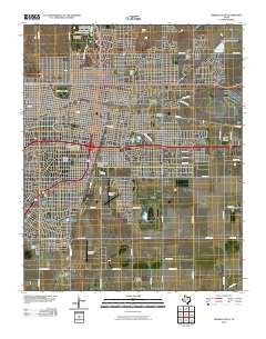 Amarillo East 2010 topographic map thumbnail