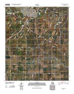 Ballinger 2010 topographic map thumbnail