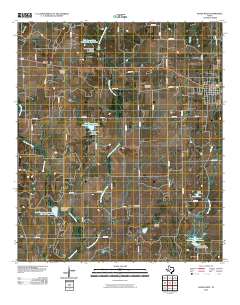 Bangs West 2010 topographic map thumbnail