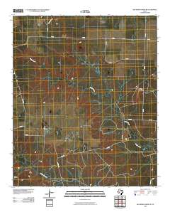Big Spring North NE 2010 topographic map thumbnail