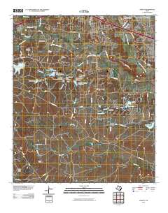 Annetta 2010 topographic map thumbnail