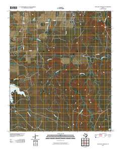 Antelope Creek NE 2010 topographic map thumbnail