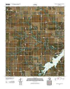 Antelope Creek NW 2010 topographic map thumbnail