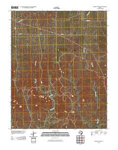 Barton Creek 2010 topographic map thumbnail