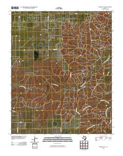 Bowers City 2010 topographic map thumbnail