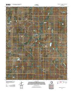 Archer City East 2011 topographic map thumbnail