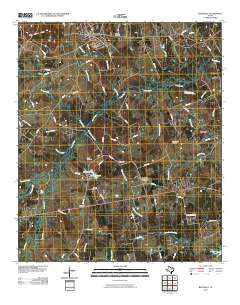 Beckville 2010 topographic map thumbnail