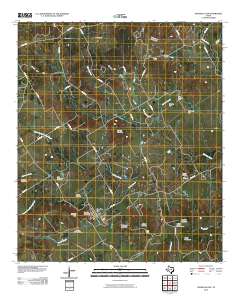 Cranfills Gap 2010 topographic map thumbnail