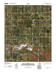 Buffalo Springs Lake 2010 topographic map thumbnail